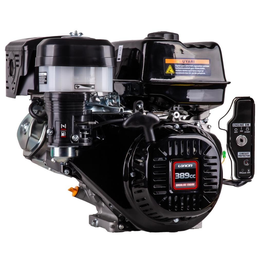 Loncin G390FD-I EUR5 Marşlı 13 HP Yatay Milli Kamalı Benzinli Motor
