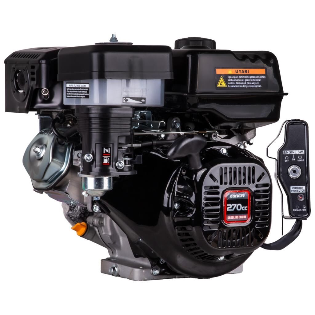 Loncin G270FD-O EUR5 Marşlı 9 HP Yatay Milli Kamalı Benzinli Motor