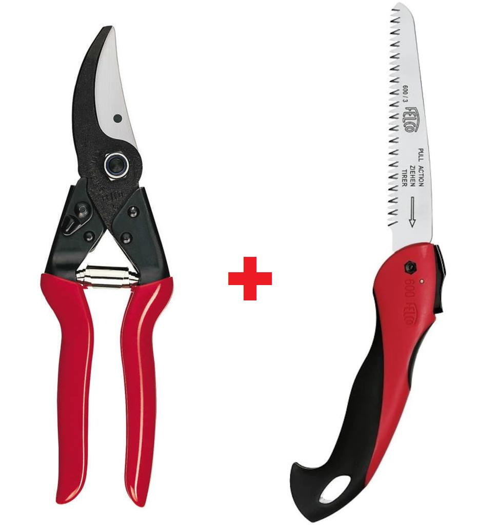 Felco 5 Budama Makası + Felco 600 Katlanır Testere
