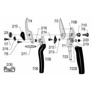 Felco 7 Budama Makası 21cm Sağ By-Pass