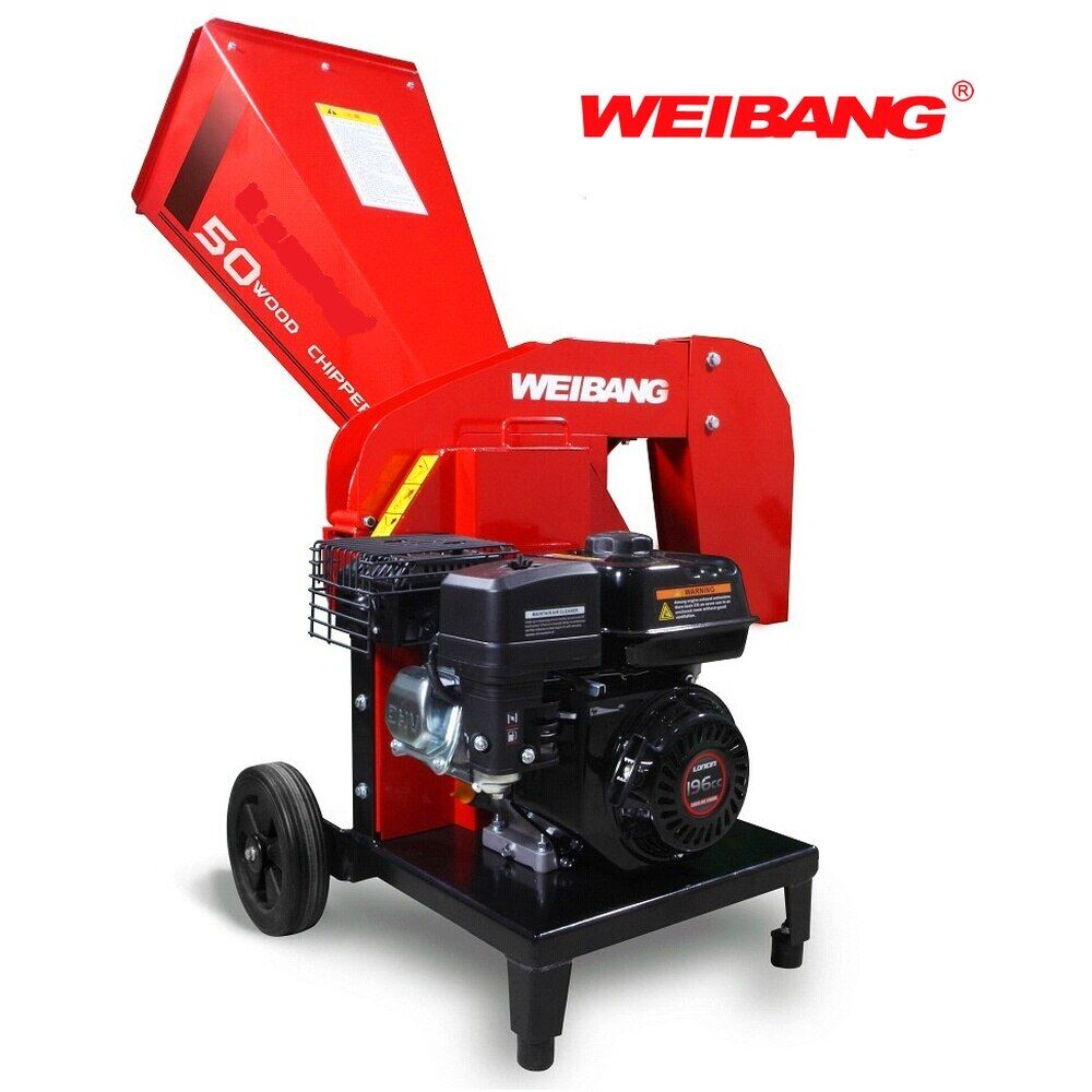 Weibang WBCH507LC 6.5 HP Benzinli Dal Öğütme Parçalama Makinesi