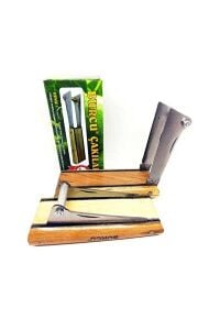 Burcu Aşı Bıçağı Ceviz Aşı Çakısı Çift Bıçak Dövme Çakı