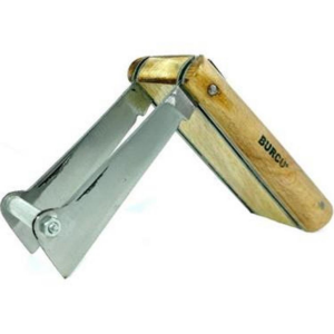 Burcu Aşı Bıçağı Ceviz Aşı Çakısı Çift Bıçak Dövme Çakı