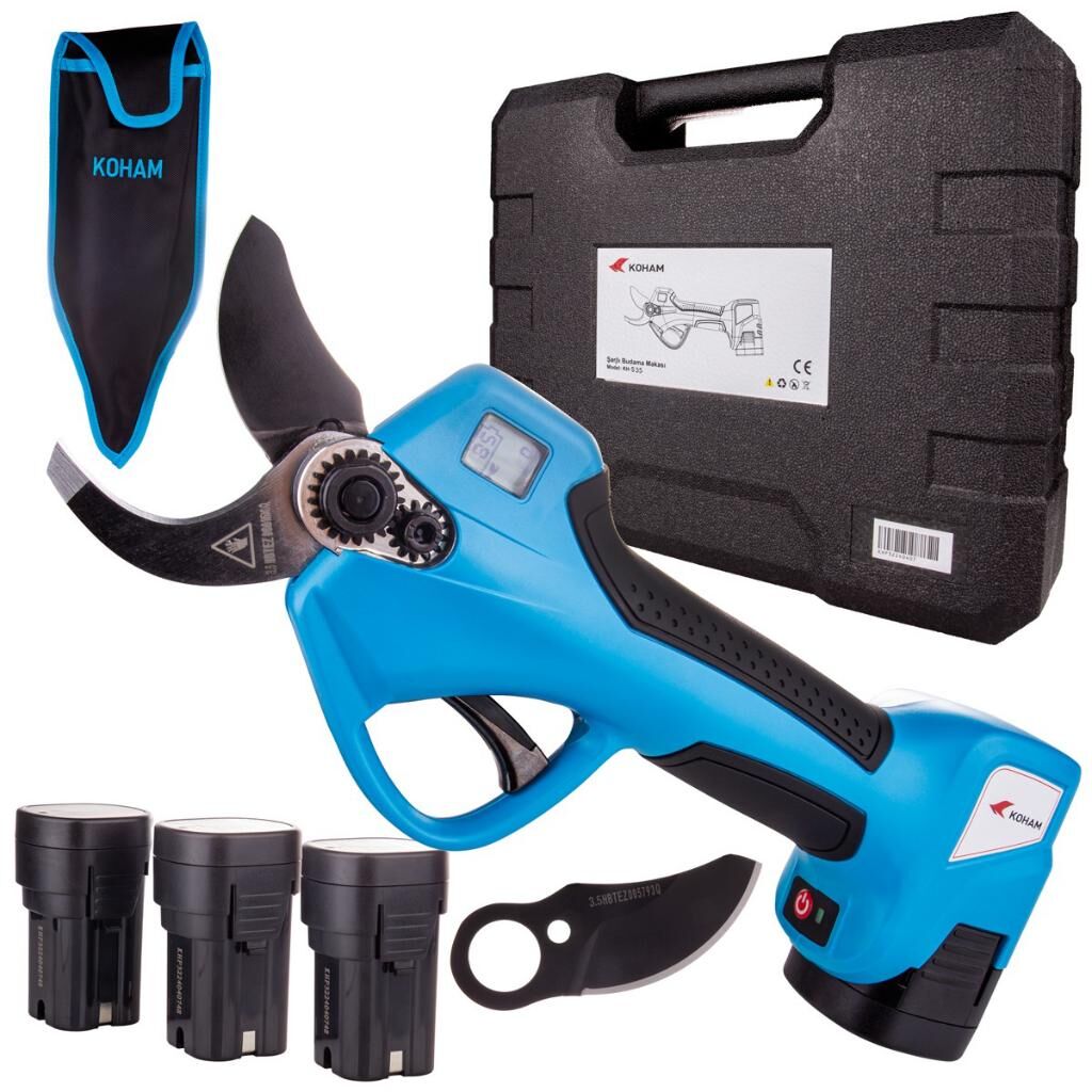 Koham KH-S35 Budama Makası 35mm Üç Akülü Sensörlü