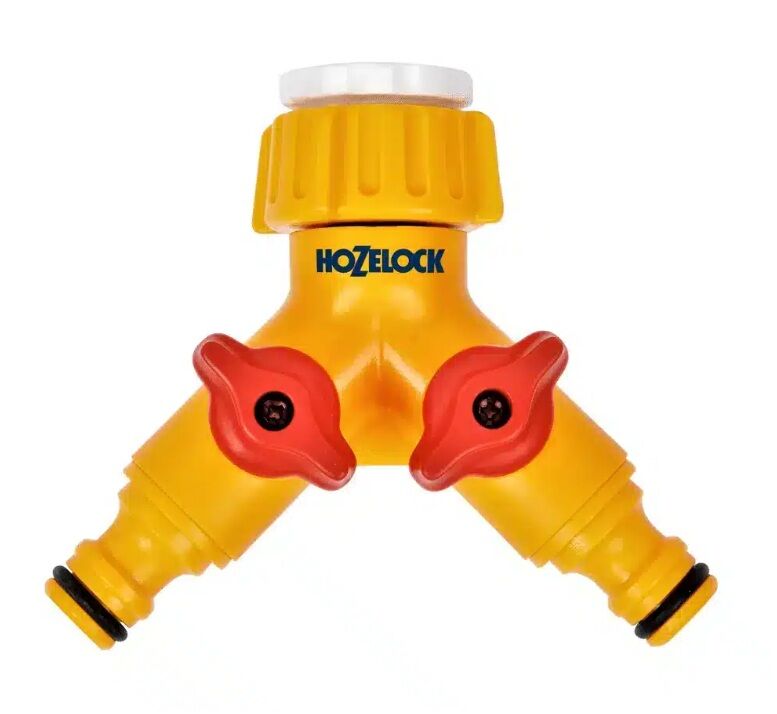 Hozelock 2256H Çift Yönlü Vanalı Musluk Bağlantısı 1/2″ – 3/4″