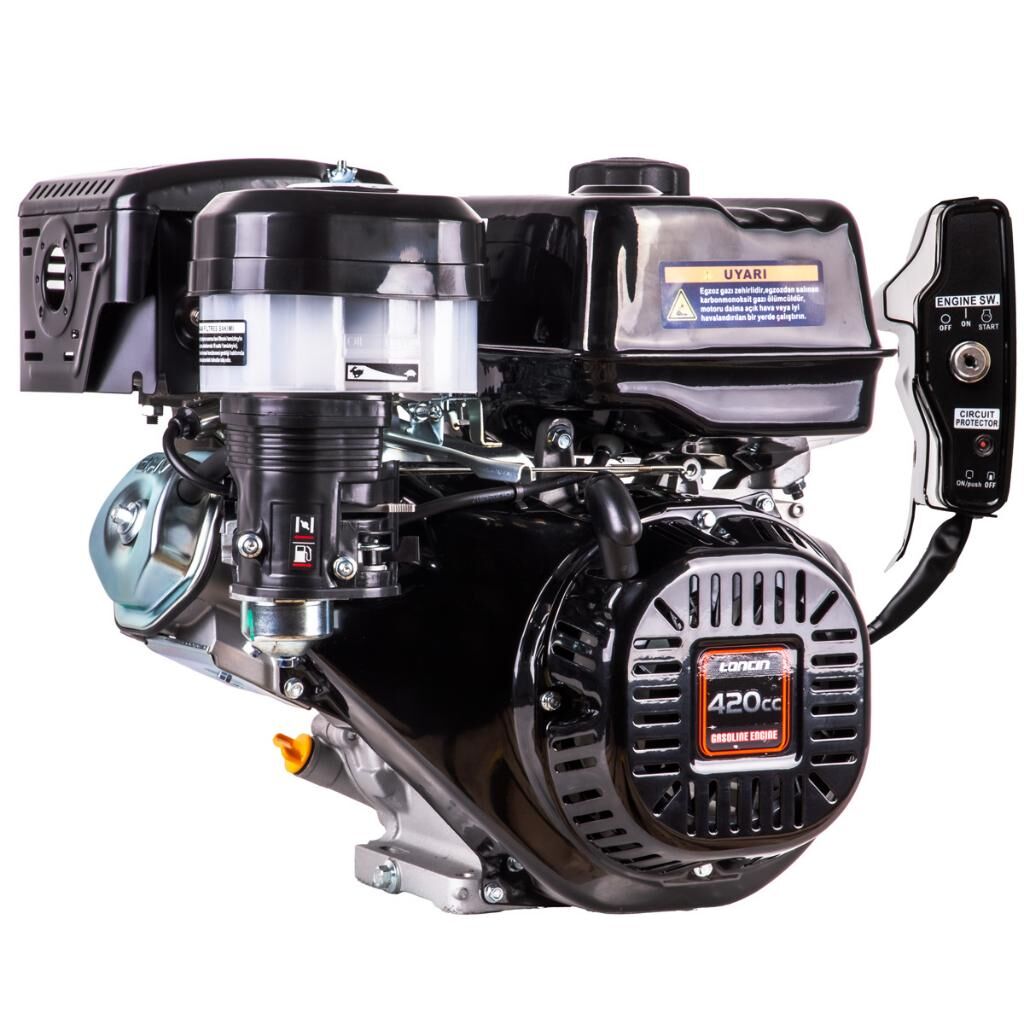 Loncin G420FD-I EUR5 Marşlı 15 HP Yatay Milli Kamalı Benzinli Motor