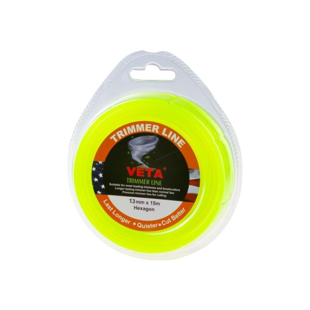 Veta Pro 1.3MM 15M Sarı 6 Köşe Misina