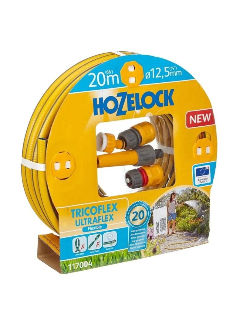 Hozelock 117004 20M 1/2' Trıcoflex Ultraflex Hortum Seti