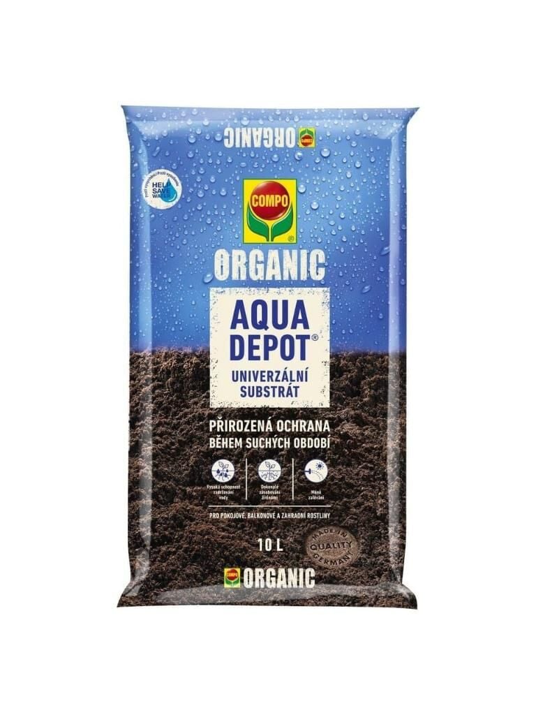 Compo 36637 Organic Aqua Depot Evrensel Toprak 10 L