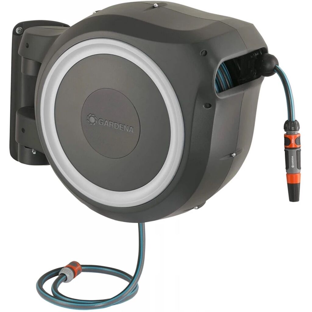 Gardena 18632 Duvara Monte Otomatik Hortum Makarası XL 35 M