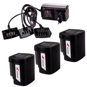 Koham Akü Kit 3X2.5ah+Şarj Cihazı Kh-Tp30,Kh-Tp35,Kh-S40