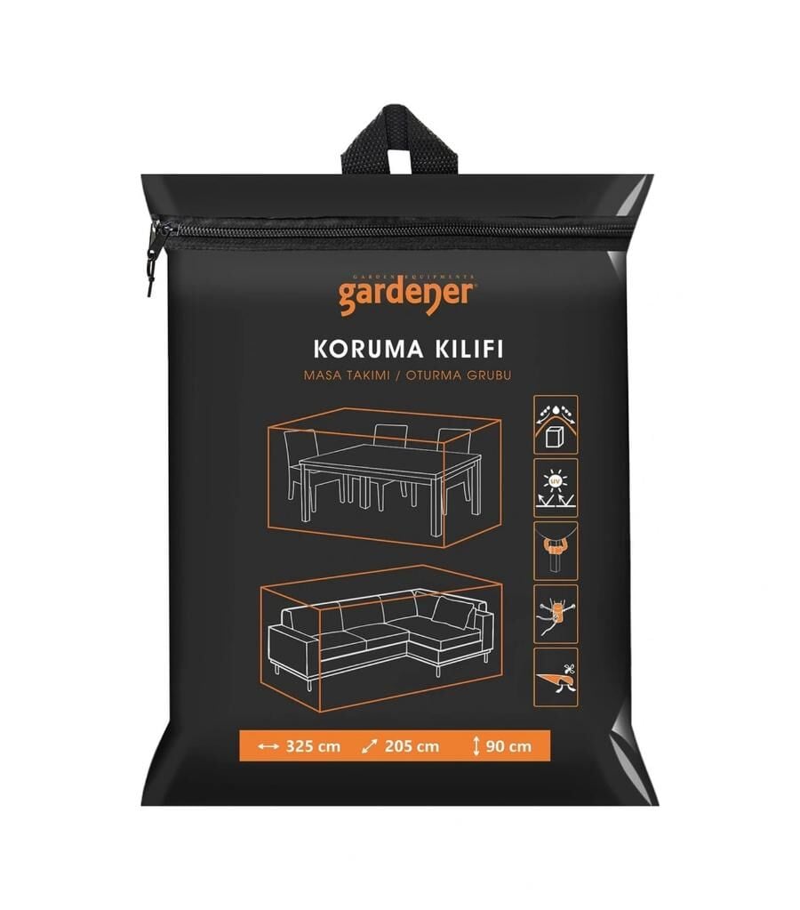 Gardener GRDC301 Masa Takımı Koruma Örtüsü/ Kılıfı PE (325 cm x 205 cm x 90 cm)