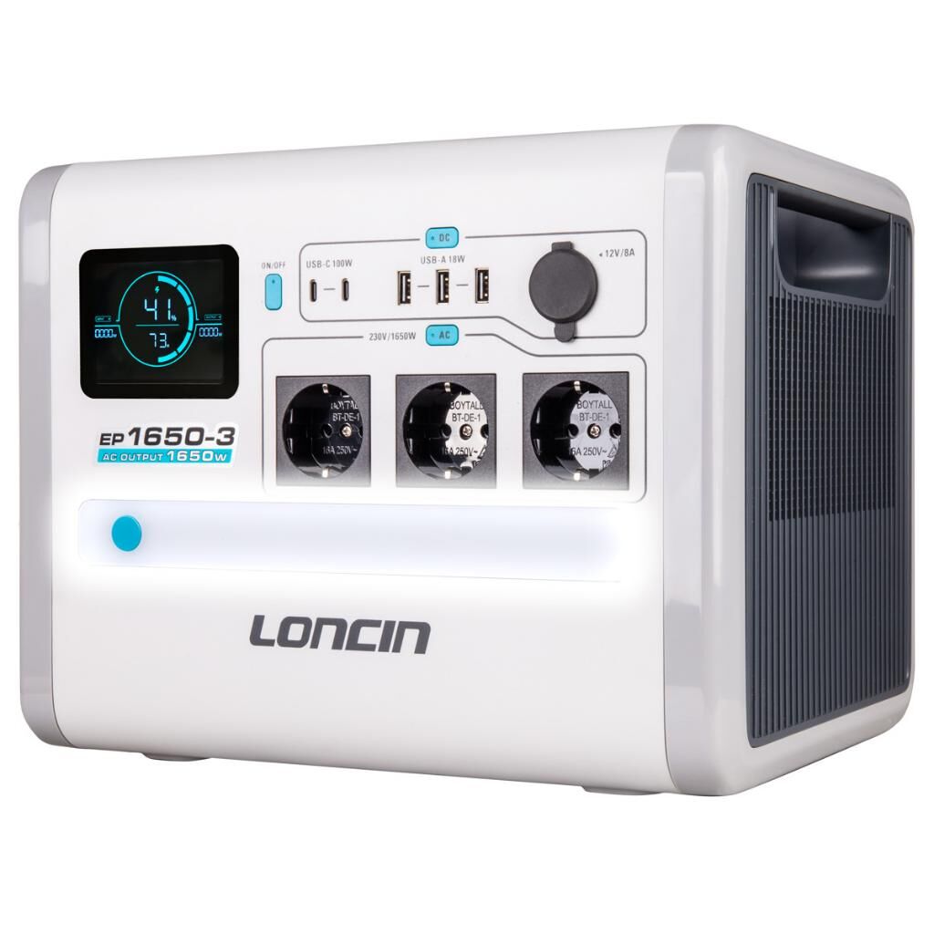 Loncin EP1650-3 Taşınabilir Güç İstasyonu 1024Wh