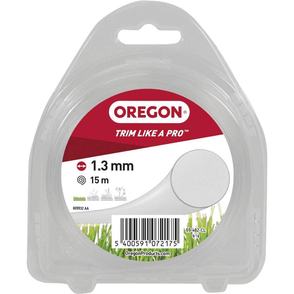Oregon 69-482-CL Misina 1.3mm 15m Beyaz Yuvarlak