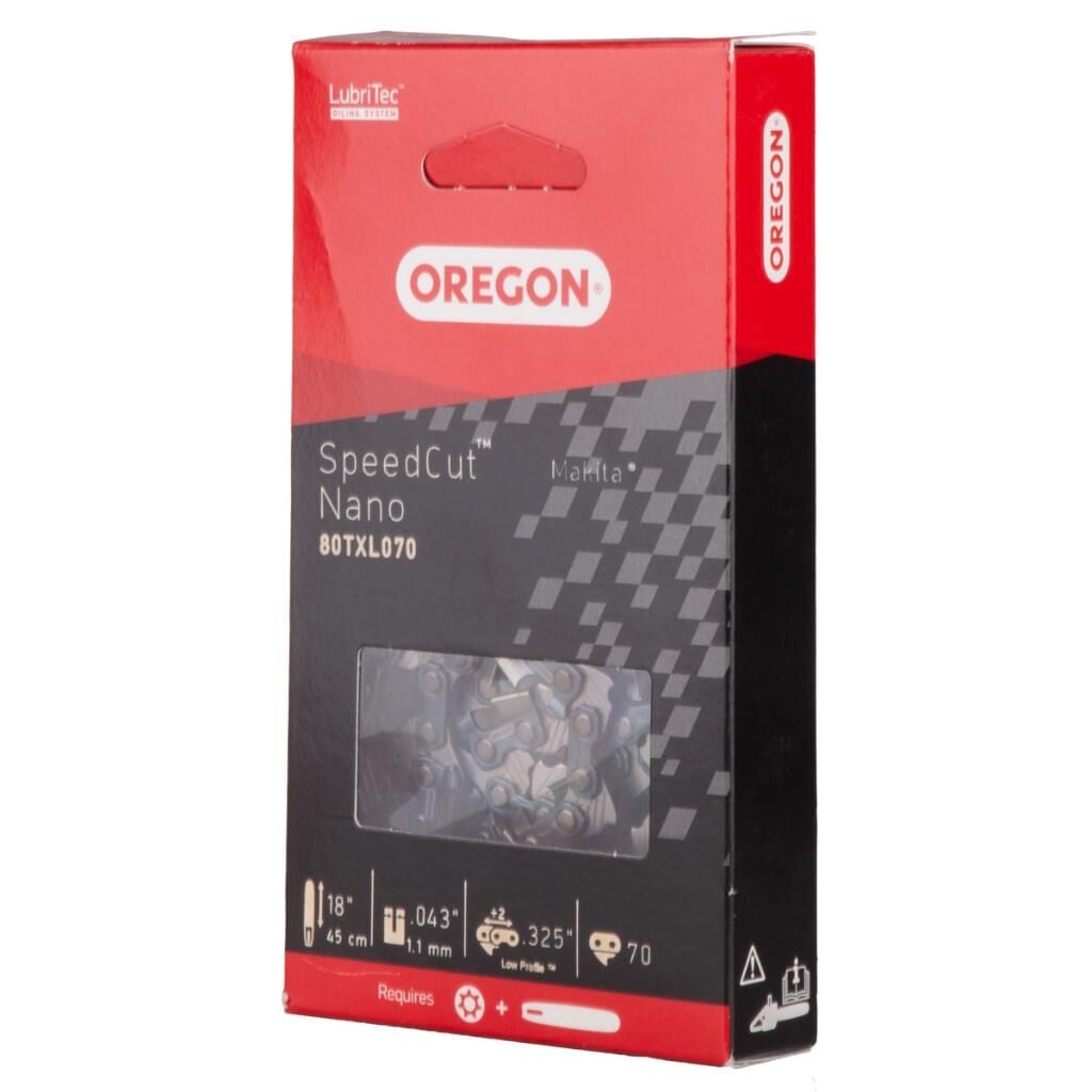 Oregon 80TXL070E Kesik Zincir 35 Diş 3/25 Köşeli Kutu Nano