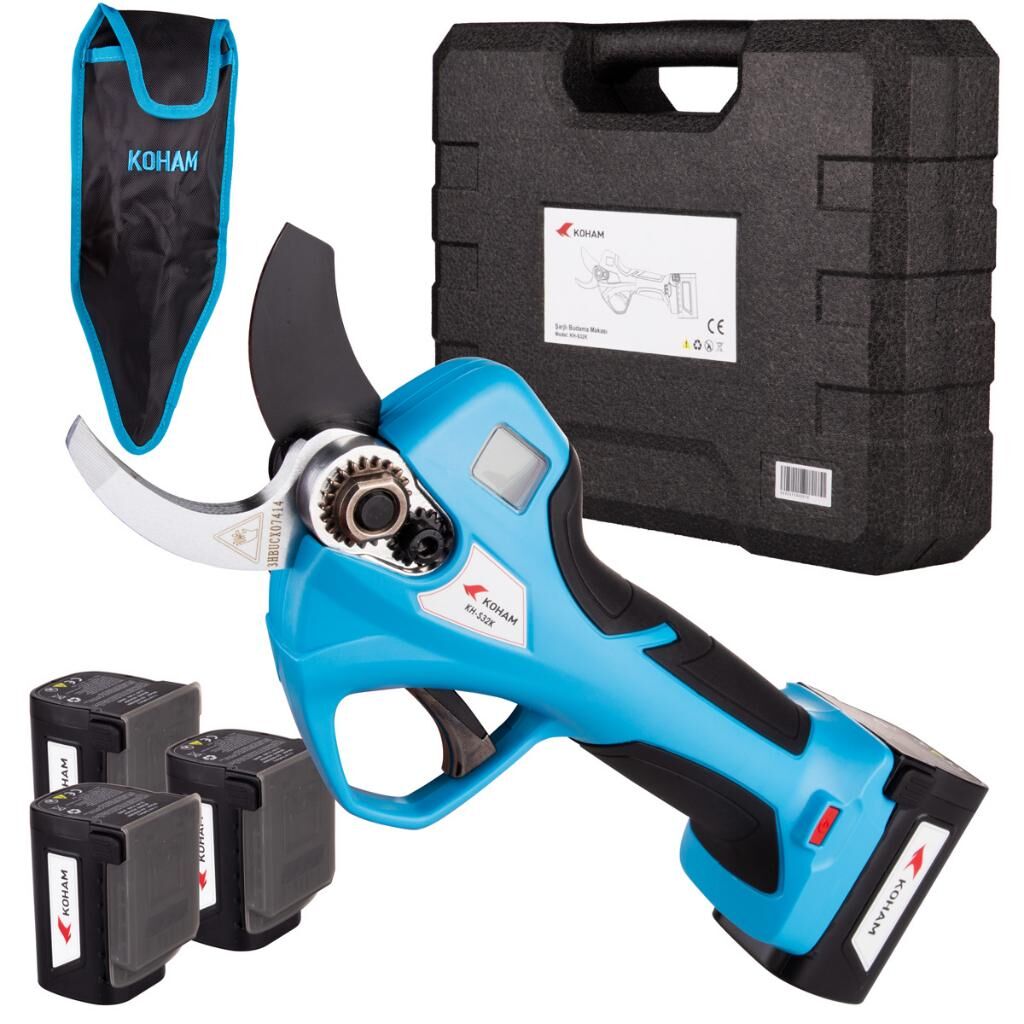 Koham KH-S32K Budama Makası 32mm Kızaklı Üç Akülü Sensörlü