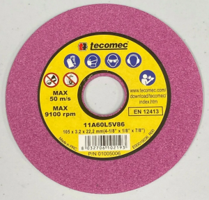 Tecomec 01005006 Zincir Bileme Diski 105x22x3.2 mm 91-3/25