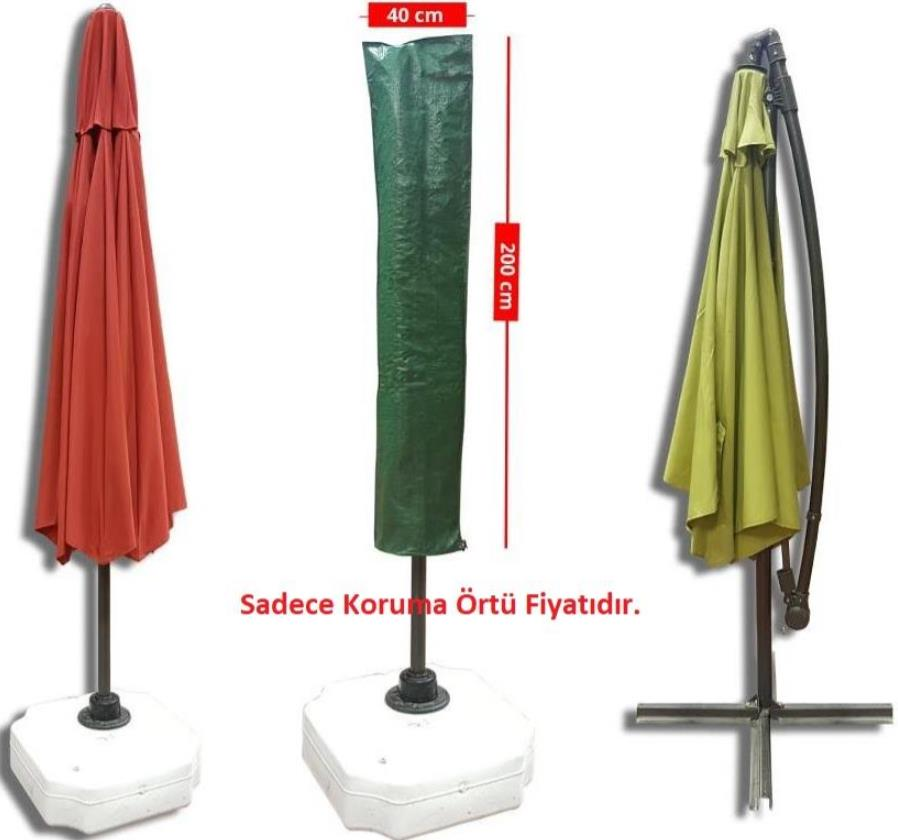 Gardener GRDC 205E Bahçe Şemsiye Koruma Örtüsü(200*40)