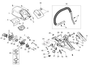 Emak 2318659R Karbüratör - Oleo-Mac GSH51, GSH56