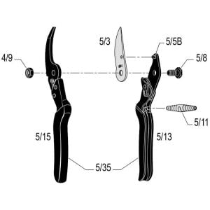 Felco 5 Budama Makası 22.5mm By-Pass