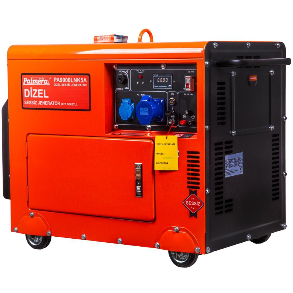 Palmera Pa9000lnk5a Eur5 Dizel Monofaze Marşlı Ats Jeneratör 8.1 Kwa
