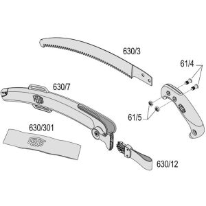 Felco 630 Budama Testeresi Kavisli 33cm