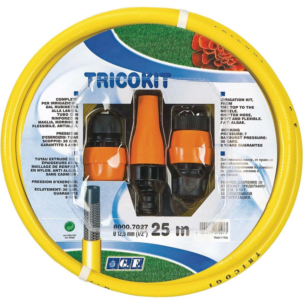 GF Hortum Tricogi1/2'' 25m Adaptör Kitli