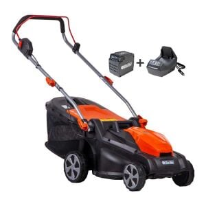 Oleo Mac Gİ 40 P 5.0 Ah + Şarj Cihazı Akülü Çim Biçme Makinesi Seti