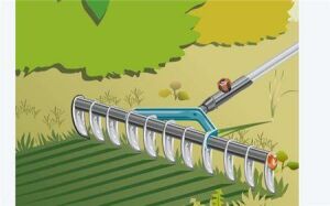Gardena 3391-20 Çim Havalandırma Tırmığı 35 cm Combi System