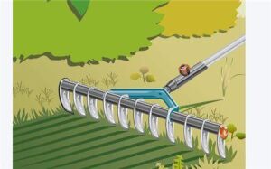 Gardena 3391-20 Çim Havalandırma Tırmığı 35 cm Combi System