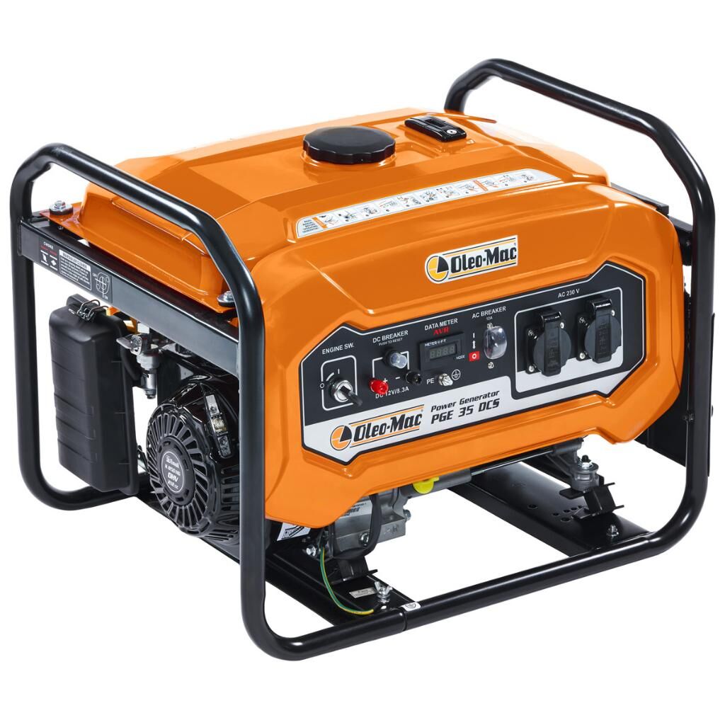 Oleomac PGE 35 DCS Eur5 3.5 Kva Benzinli İpli Monofaze Jeneratör