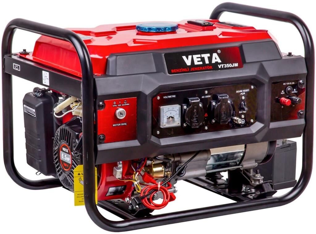 Veta VT350JM5 EUR5 Benzinli Marşlı Jeneratör 3.5 kVA