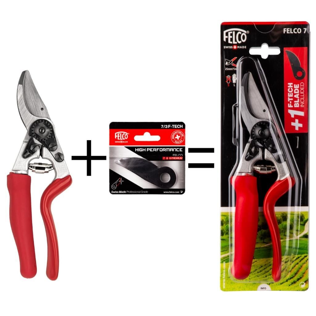 Felco 7 Budama Makası ve Üst Bıçak F-Tech 7/3