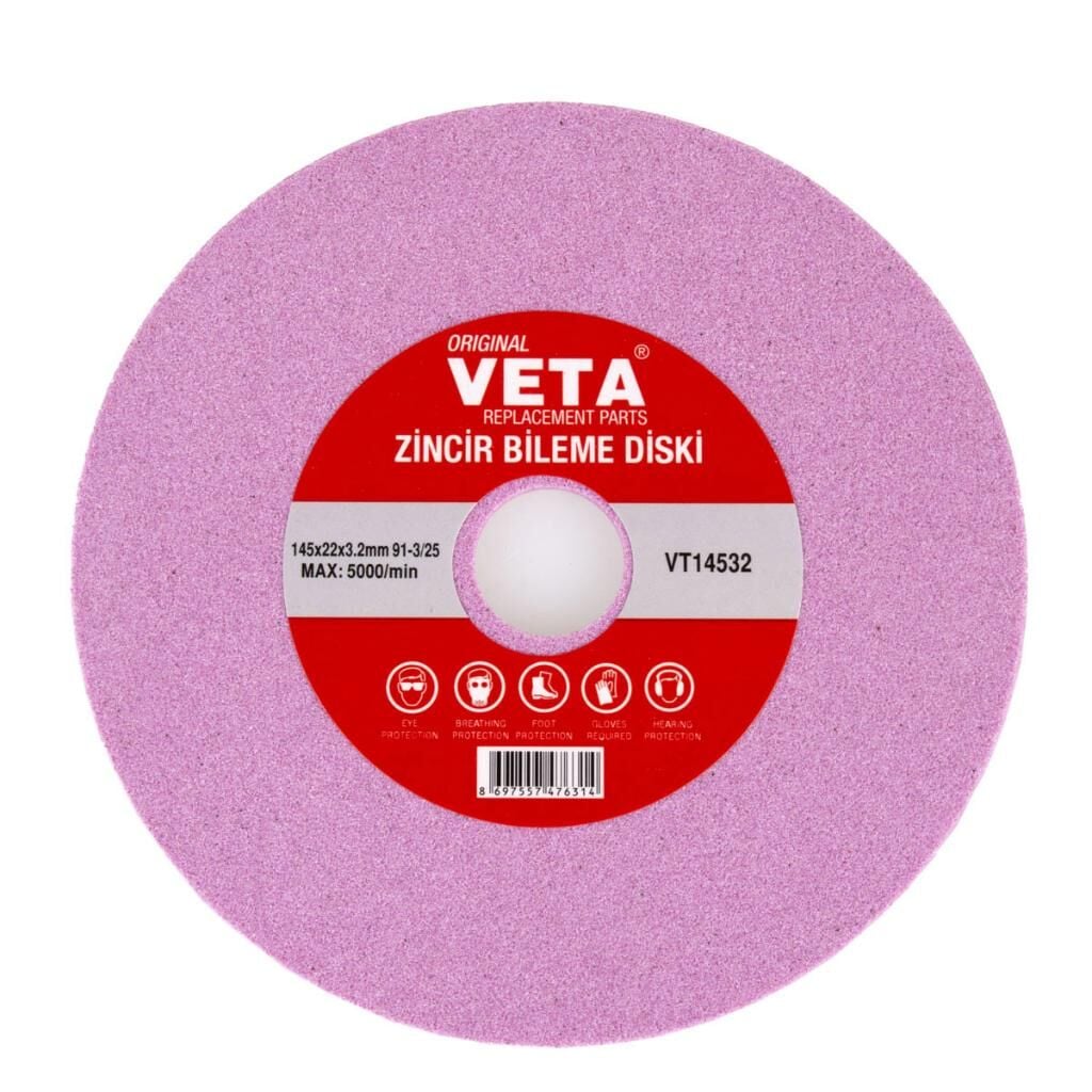 Veta VT14532 Zincir Bileme Diski 145x22x3.2mm 91 - 3/25