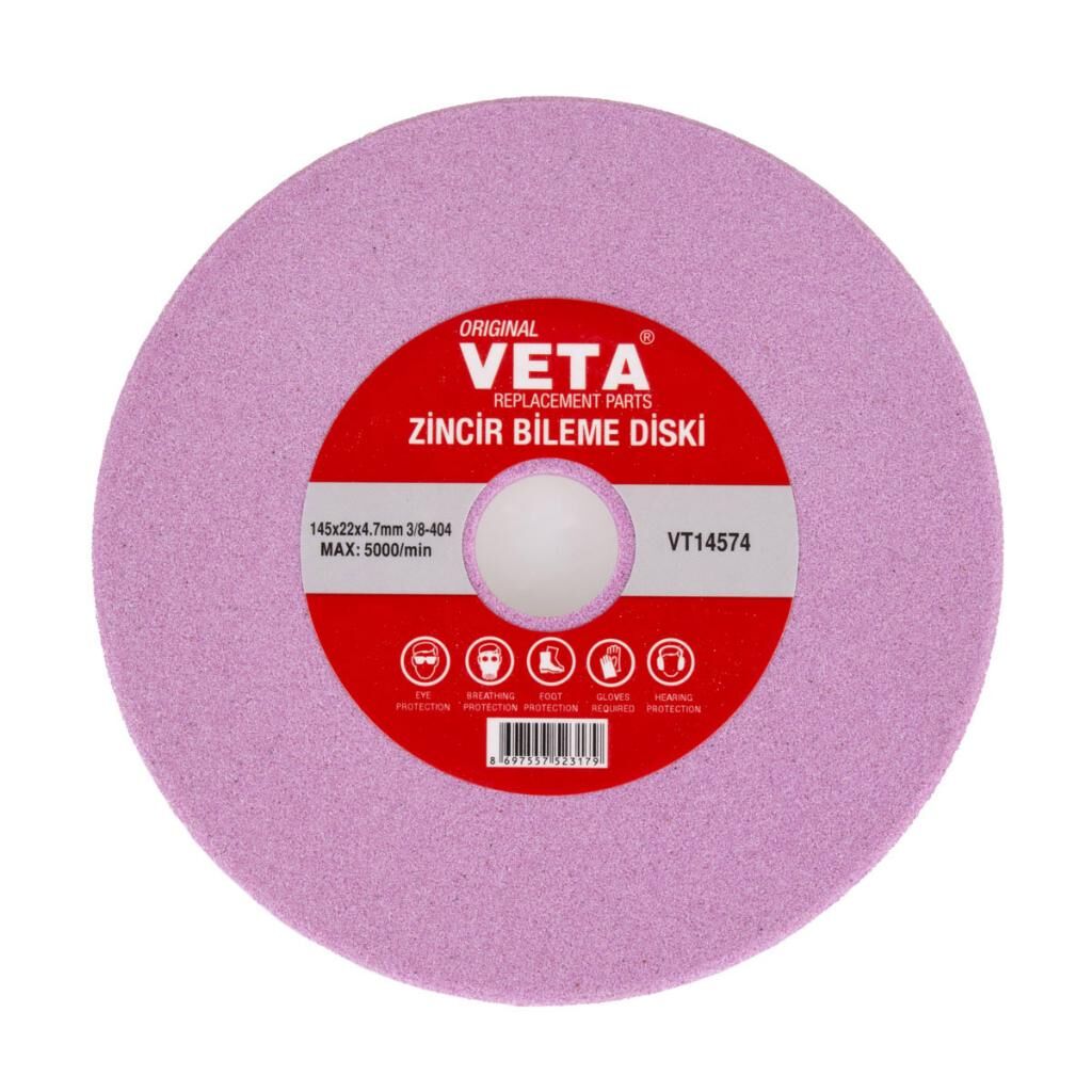 Veta VT14574 Zincir Bileme Diski 145x22x4.7mm 3/8 - 404