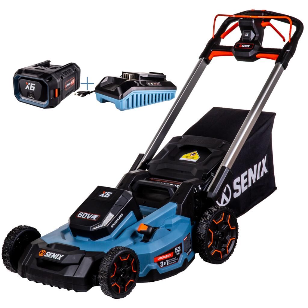 Senix LPSX6-H-EU Akülü Çim Biçme Makinesi 8.0Ah