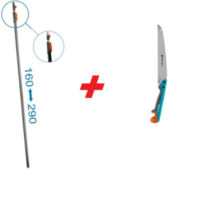 Gardena 8737 Combisistem Bahçevan Testeresi 300 PP+Sap