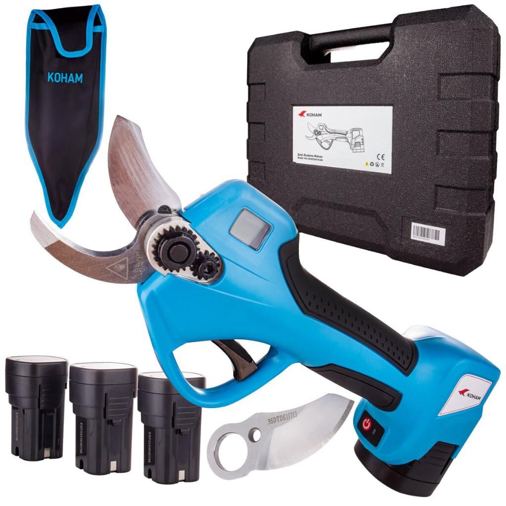 Koham KH-3GXD25G16.8A Sensörlü Üç Akülü Budama Makası 32 Mm