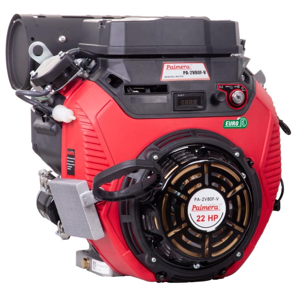 Palmera PA-2V80F-V Benzinli Motor 22HP EUR5 Konik Tip 744CC