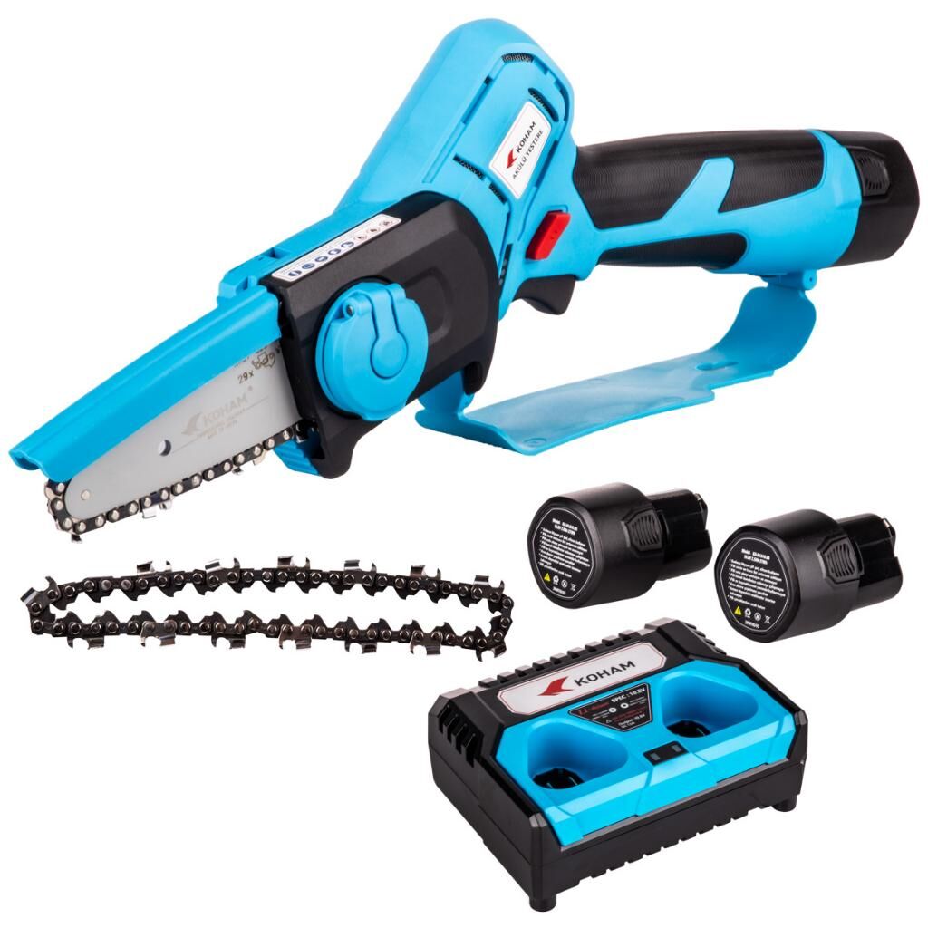 Koham KH-3GXD40HS10.8B Akülü Budama Testeresi 2.5 Ah Çift Akü