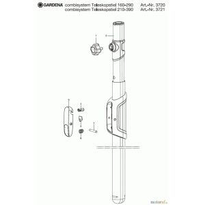 Gardena 3720 Combisystem Teleskopik Sap 160-290 cm