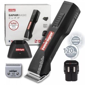 Heiniger Saphir Basic Şarjlı Evcil Hayvan Tıraş Makinesi Siyah