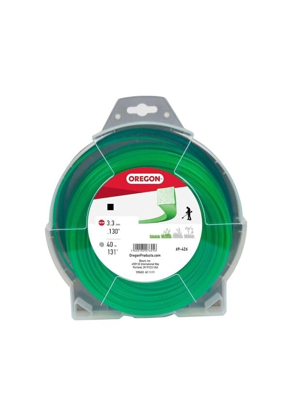 Oregon Misina 3.3mm 40m Yeşil 4 Köşe Misina - 8 Adet