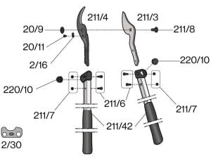 Felco 211-60 Dal Budama Makası 60cm Alüminyum Çift El