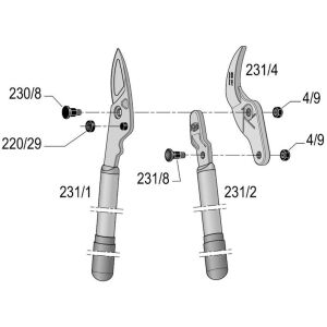 Felco 231 Dal Budama Makası 80cm Alüminyum Çift El