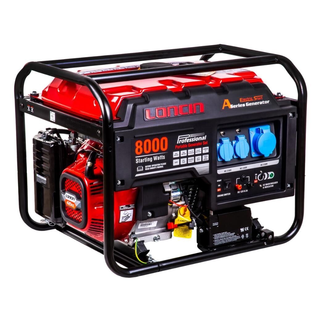 Loncin LC8000D-A EUR5 6,5 kW Marşlı Jeneratör