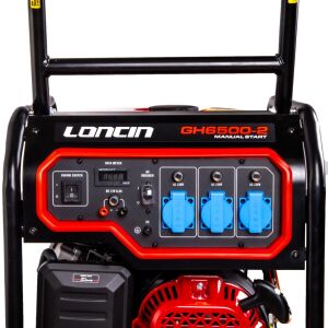 Loncin GH6500-2 EUR5 İpli 7,5 kVA Monofaze Benzinli Jeneratör
