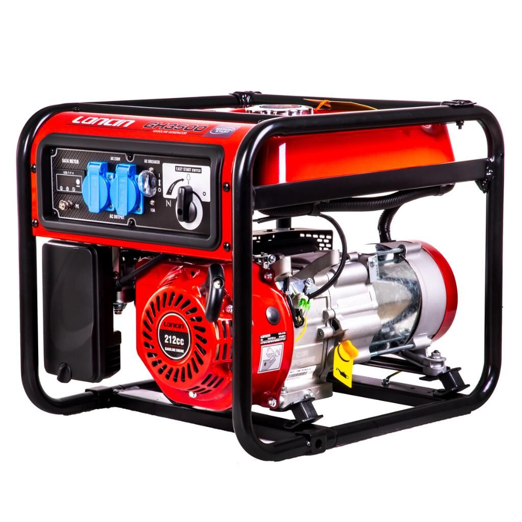 Loncin GH3500 İpli 3,5 kVA Monofaze Benzinli Jeneratör