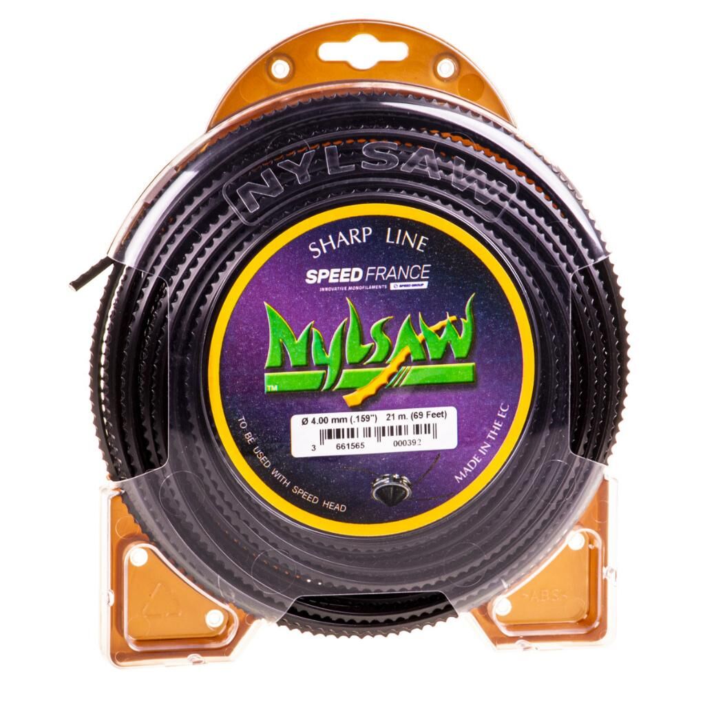 First Misina 7430151 4.0mm 21m Siyah Tırtıklı Nylsaw