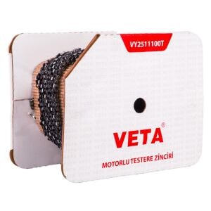 Veta VY2511100T Motorlu Testere Top Zinciri 1/4'' .043'' - 1,1mm Ayak Yuvarlak 1200 Diş